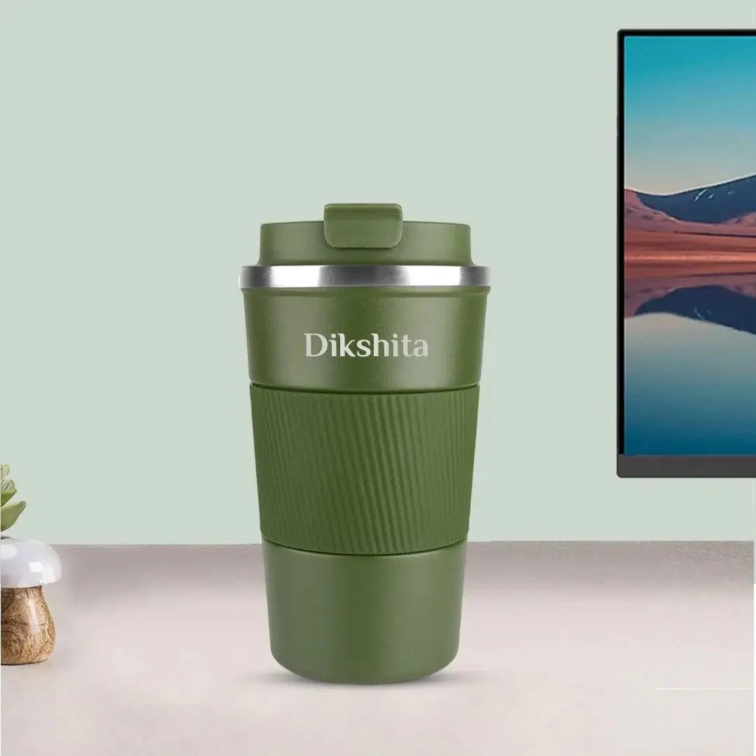 Personalized Coffee Tumbler G734 - Green